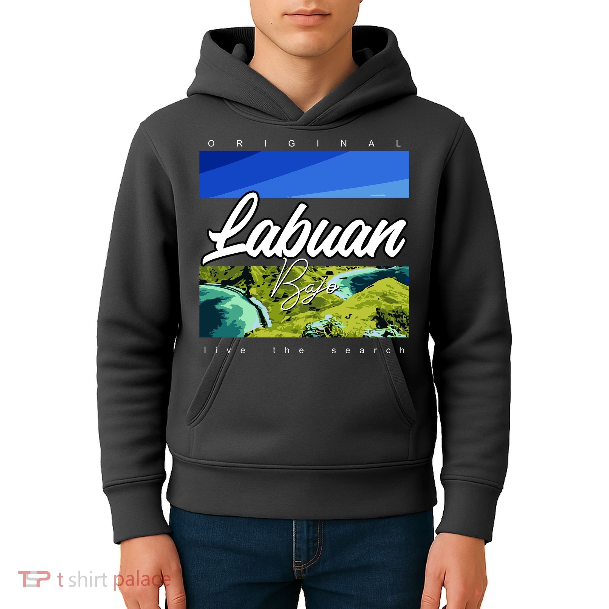 Labuan Bajo Live The Search Kids Hoodie