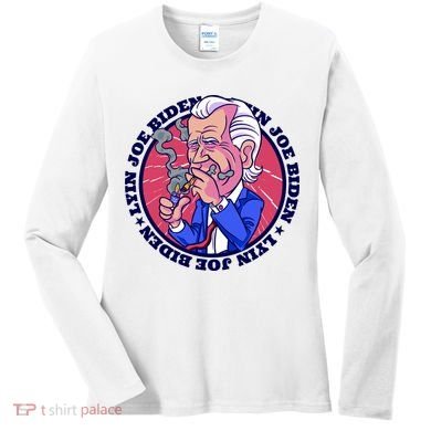 Lyin Biden Women's Long Sleeve Shirt