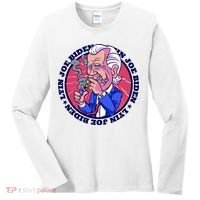 Lyin Biden Women's Long Sleeve Shirt thumb 0