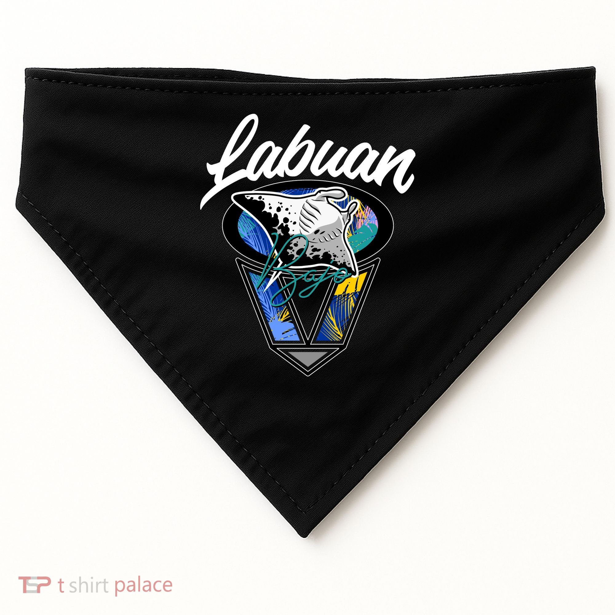 Labuan Bajo Live The Search USA-Made Doggie Bandana