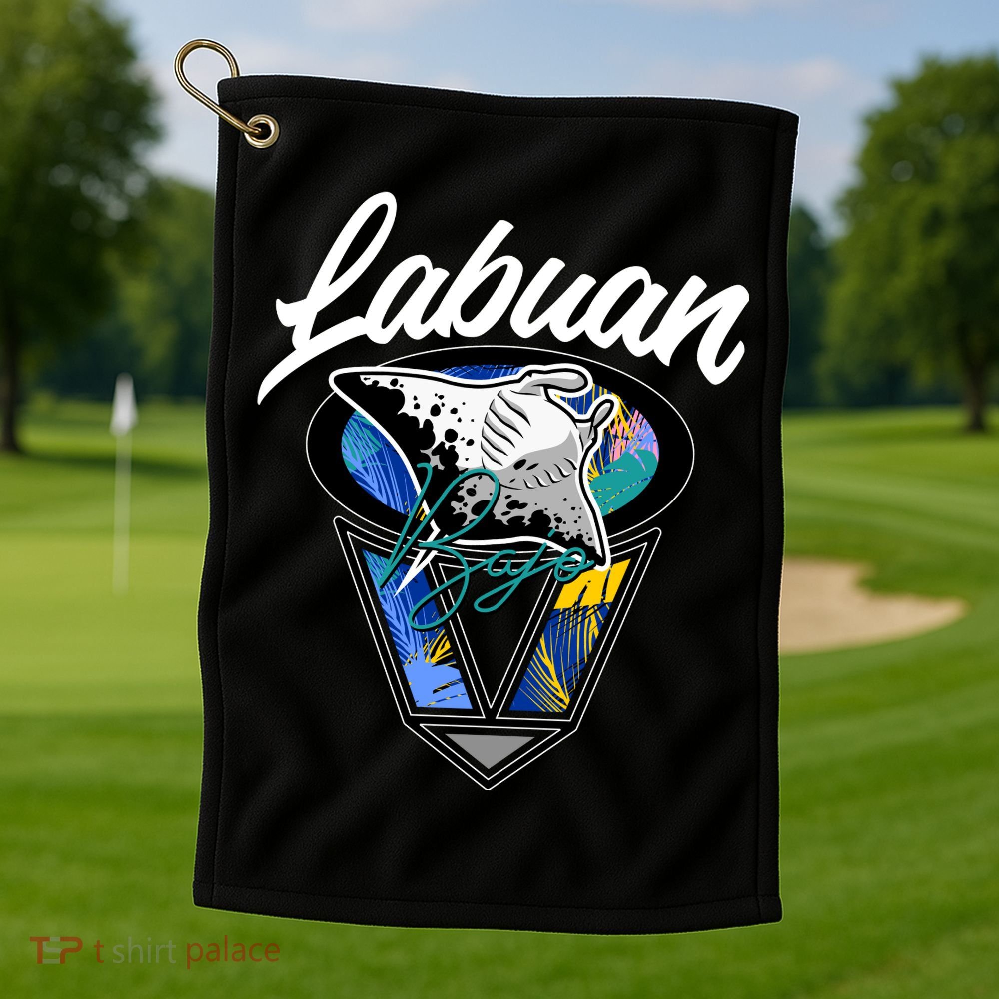 Labuan Bajo Live The Search Golf Towel