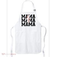 Lightning Bolt Mama Softball Baseball Sport Mom Mother's Day  Apron thumb 0