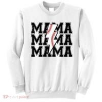 Lightning Bolt Mama Softball Baseball Sport Mom Mother's Day  Sweatshirt thumb 0
