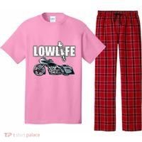 Lowlife Bagger Motorcycle . Chicano Vicla Lowrider Bikes Pajama Set thumb 0