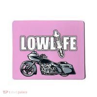 Lowlife Bagger Motorcycle . Chicano Vicla Lowrider Bikes Mousepad thumb 0