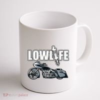 Lowlife Bagger Motorcycle . Chicano Vicla Lowrider Bikes Coffee Mug thumb 1