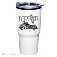 Lowlife Bagger Motorcycle . Chicano Vicla Lowrider Bikes Tumbler thumb 0