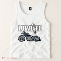 Lowlife Bagger Motorcycle . Chicano Vicla Lowrider Bikes Tank Top thumb 2