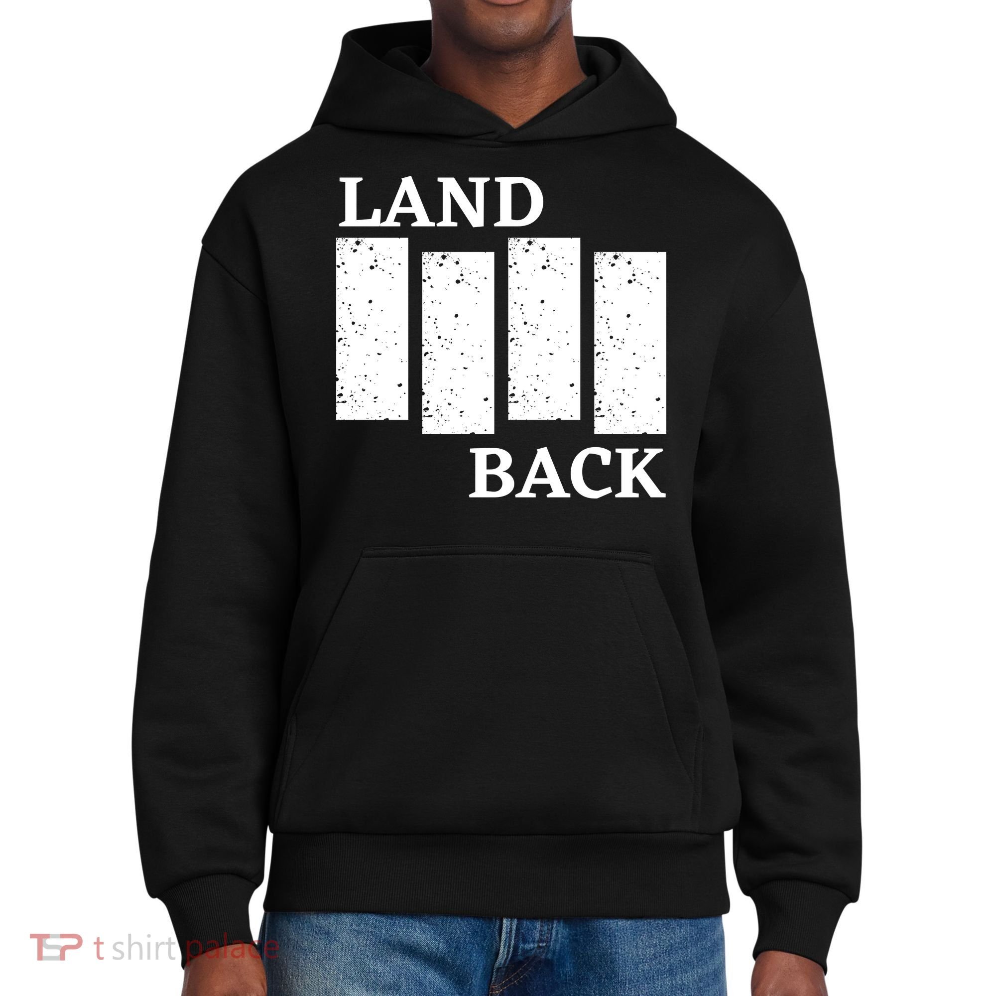 Land Back Movement, Native American LandBack District V.I.T. Heavyweight Hoodie
