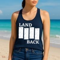 Land Back Movement, Native American LandBack Women's Tank Top thumb 2