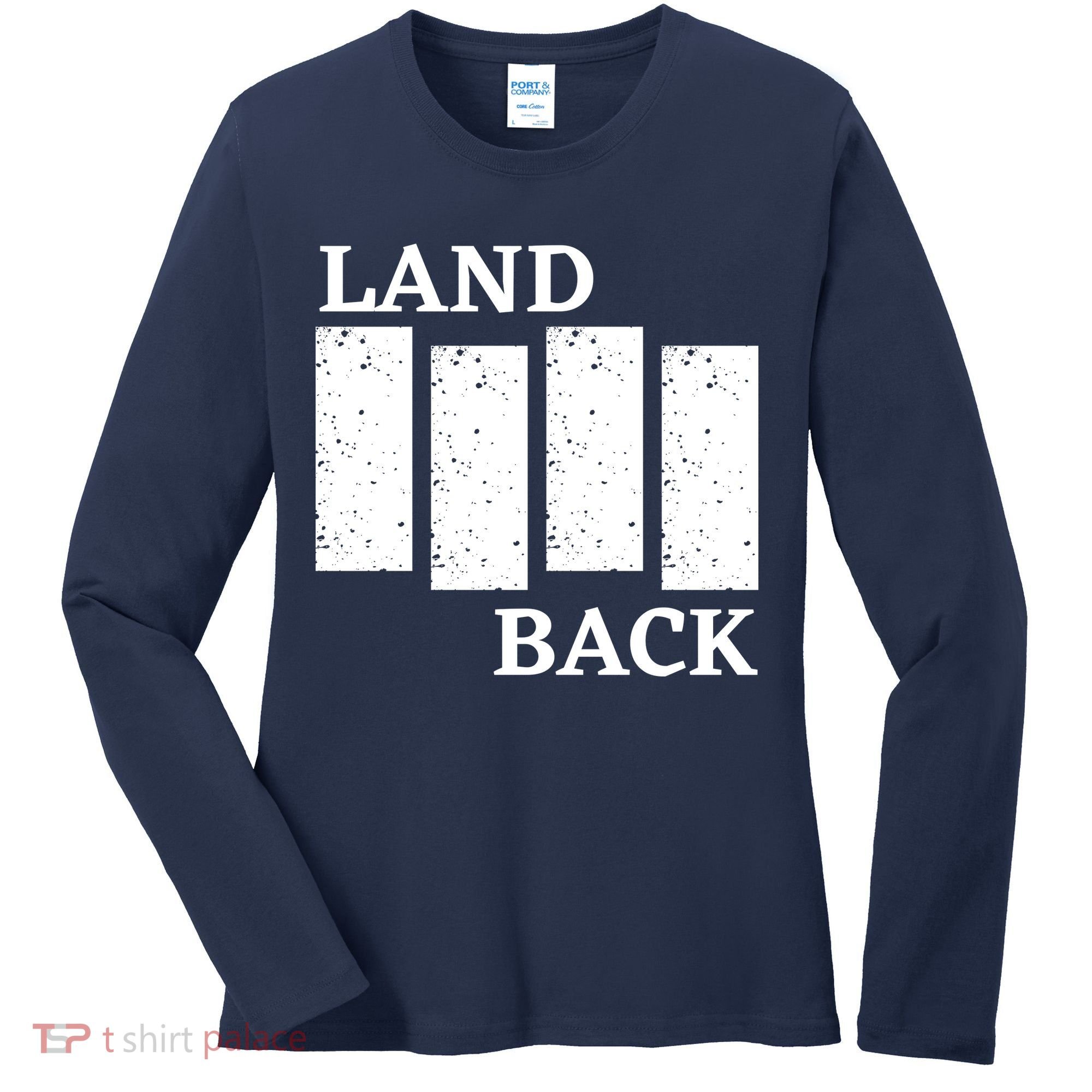Land Back Movement, Native American LandBack Women's Long Sleeve Shirt