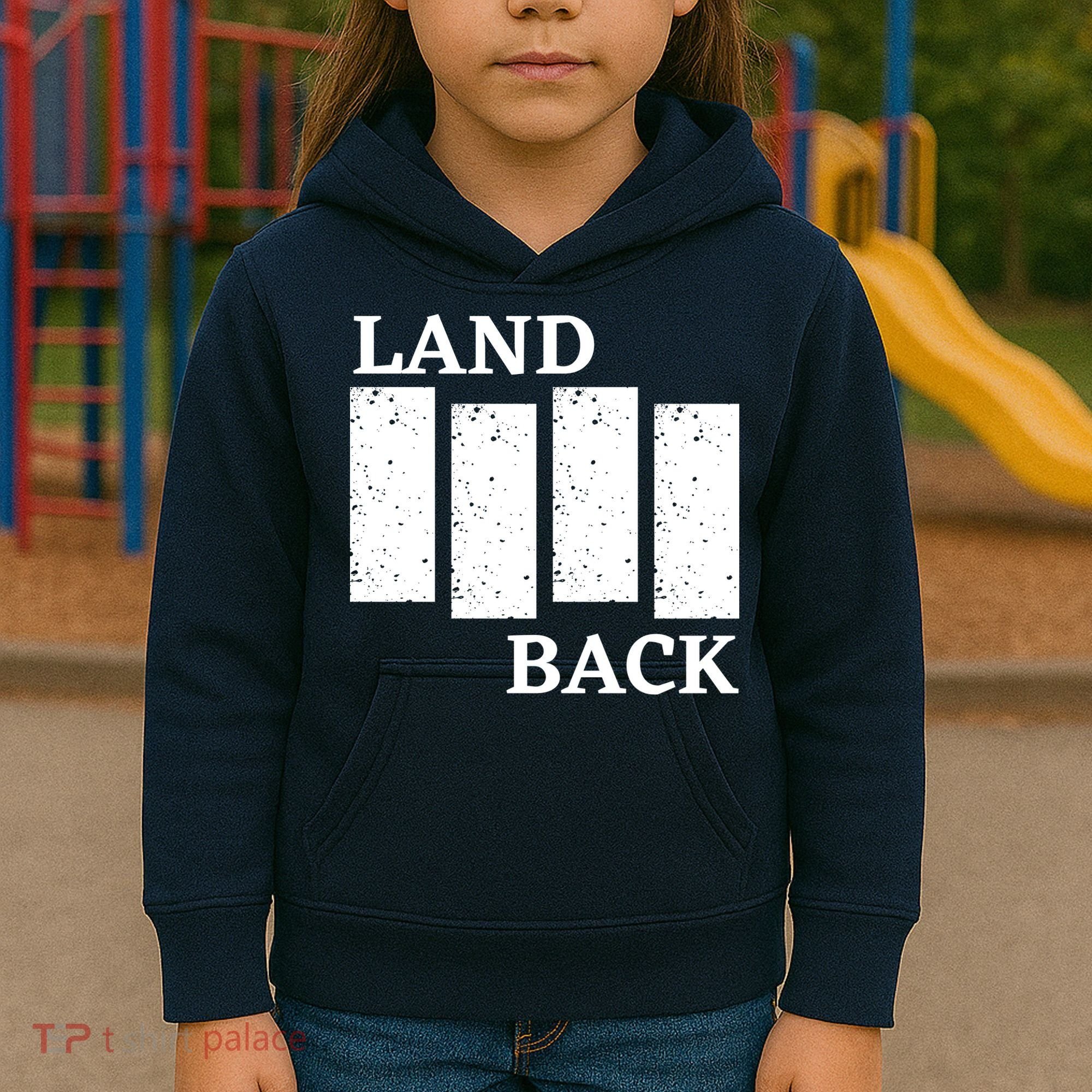 Land Back Movement, Native American LandBack Kids Hoodie