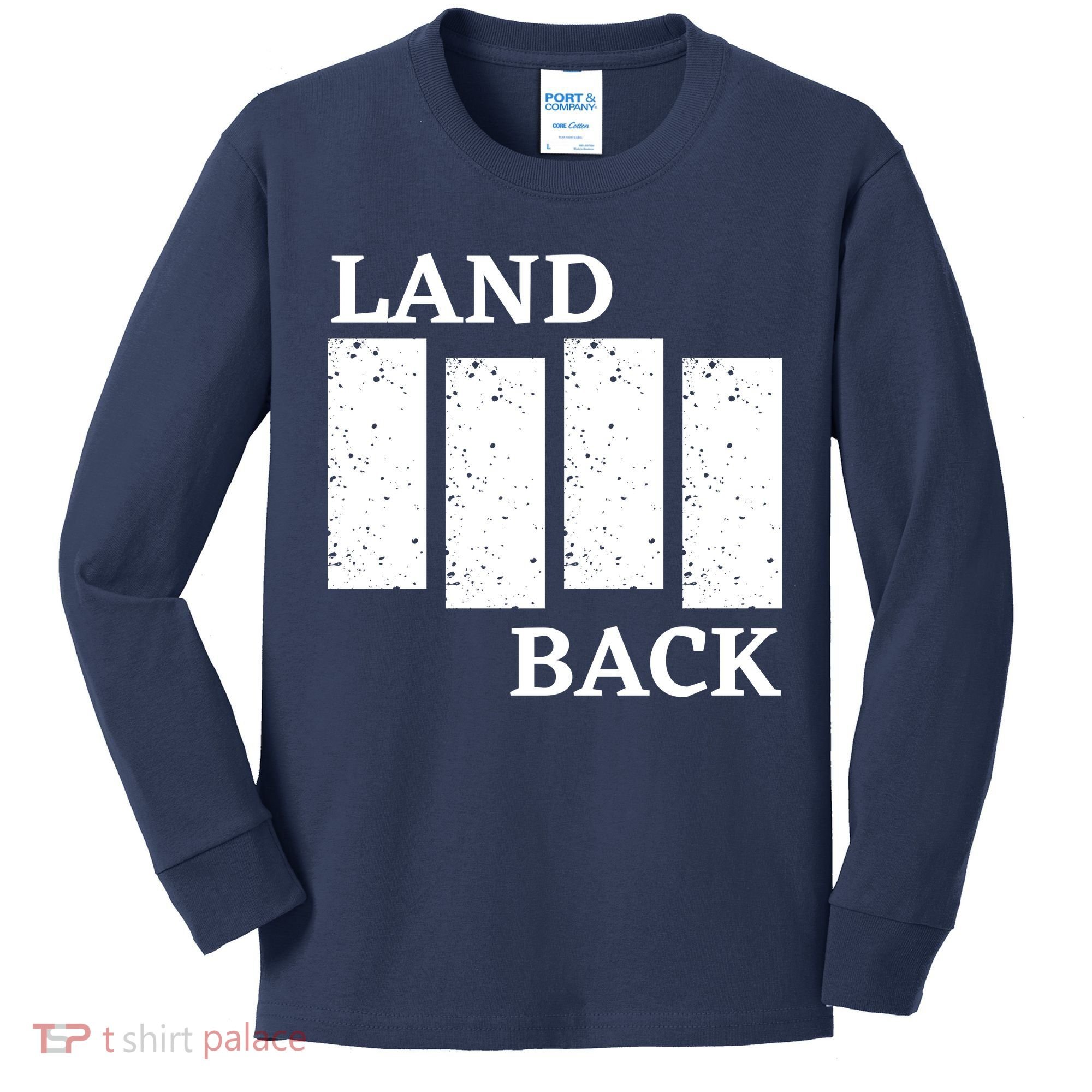Land Back Movement, Native American LandBack Kids Long Sleeve Shirt