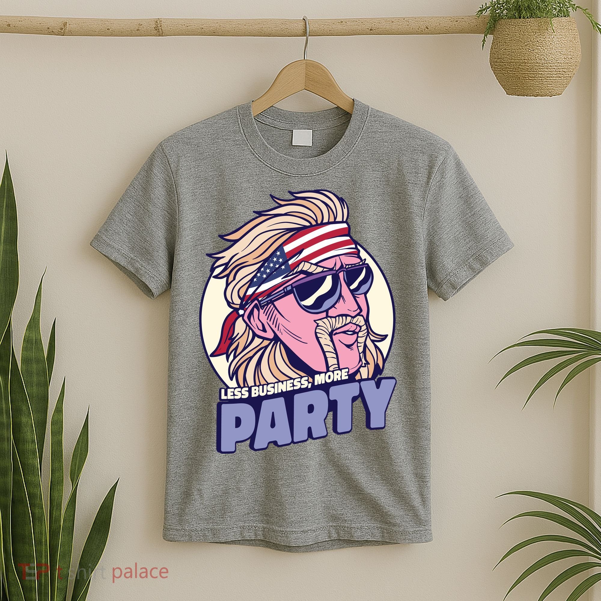 Less Business More Party 4th Of July USA T-Shirt