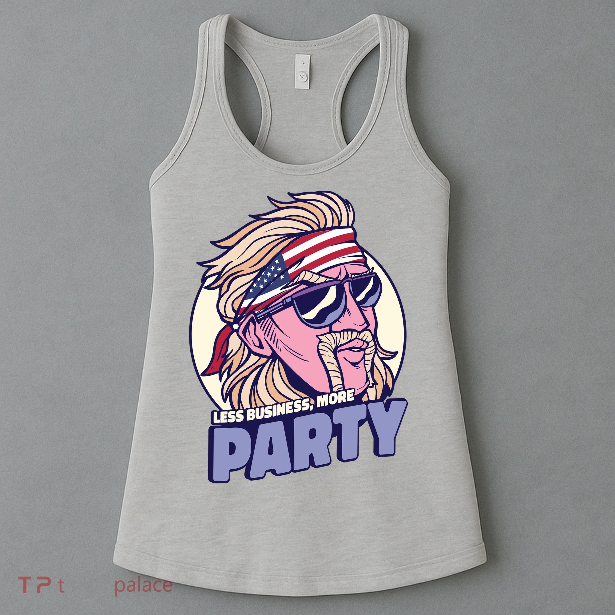 Less Business More Party 4th Of July USA Women's Tank Top