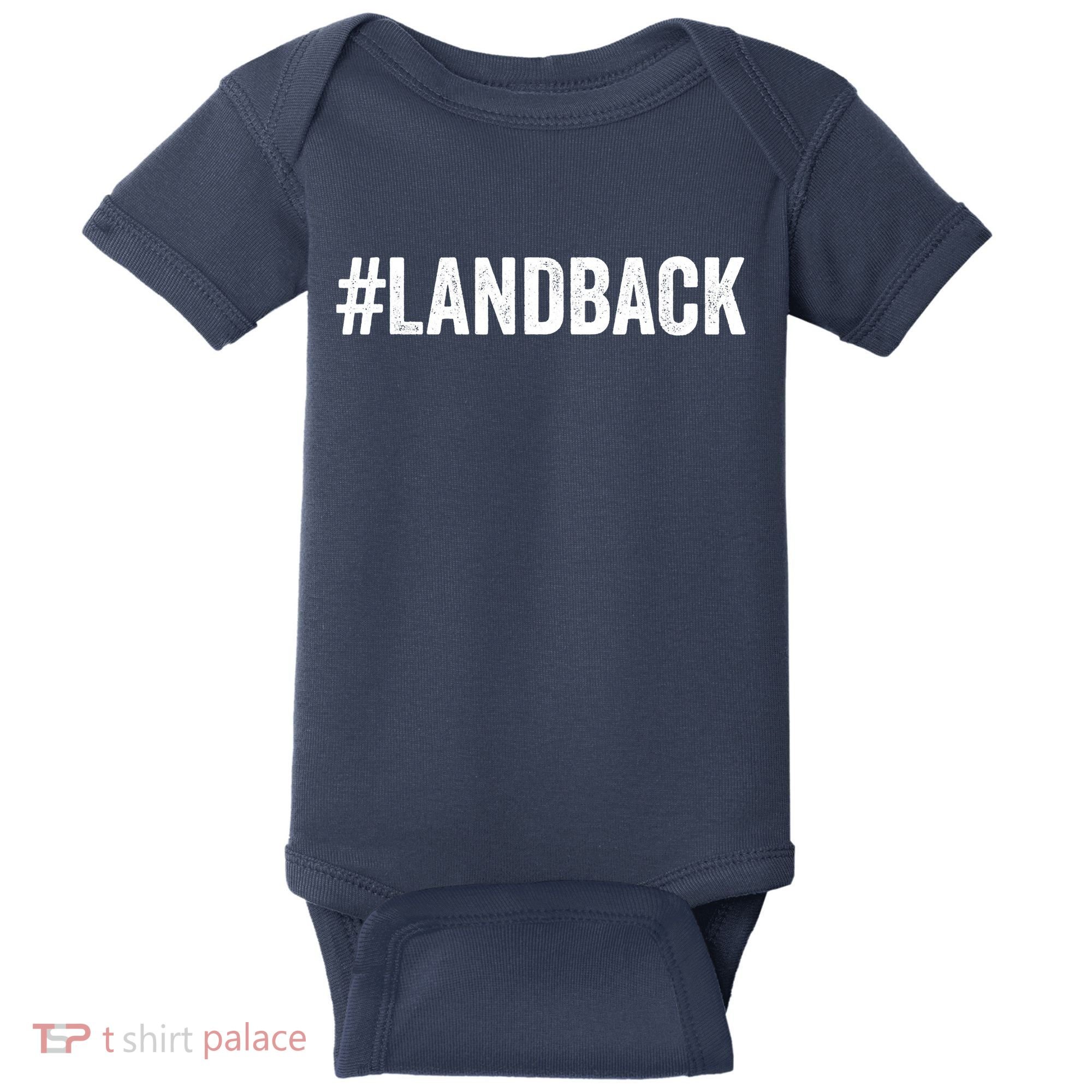 Land Back Movement Native American LandBack Baby Bodysuit