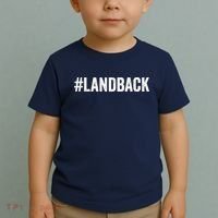 Land Back Movement Native American LandBack Toddler T-Shirt thumb 2