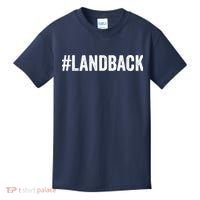 Land Back Movement Native American LandBack Kids T-Shirt thumb 0