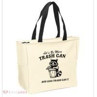 LetS Be More Trash Can And Less Trash CanT Cute Raccoon Tote Bag thumb 2