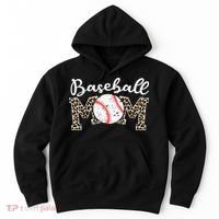 Leopard Baseball Mom Life Game Day Mothers Day Hoodie thumb 0
