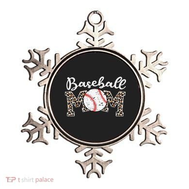 Leopard Baseball Mom Life Game Day Mothers Day Ornament