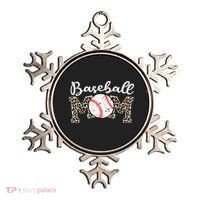 Leopard Baseball Mom Life Game Day Mothers Day Ornament thumb 0