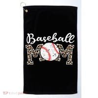 Leopard Baseball Mom Life Game Day Mothers Day Golf Towel thumb 0