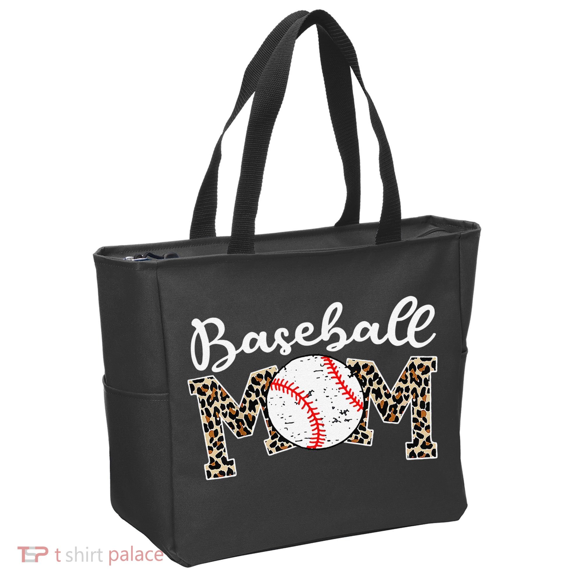 Leopard Baseball Mom Life Game Day Mothers Day Tote Bag