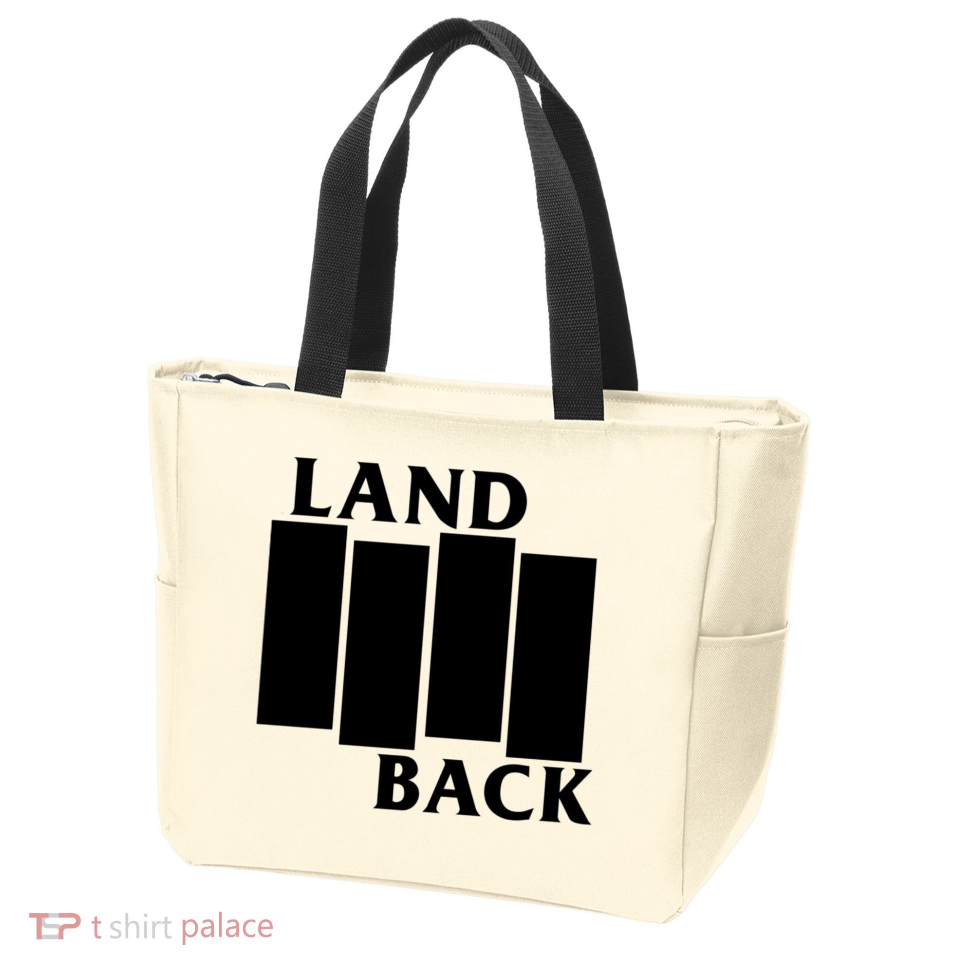 Land Back Movement, Native American LandBack Tote Bag
