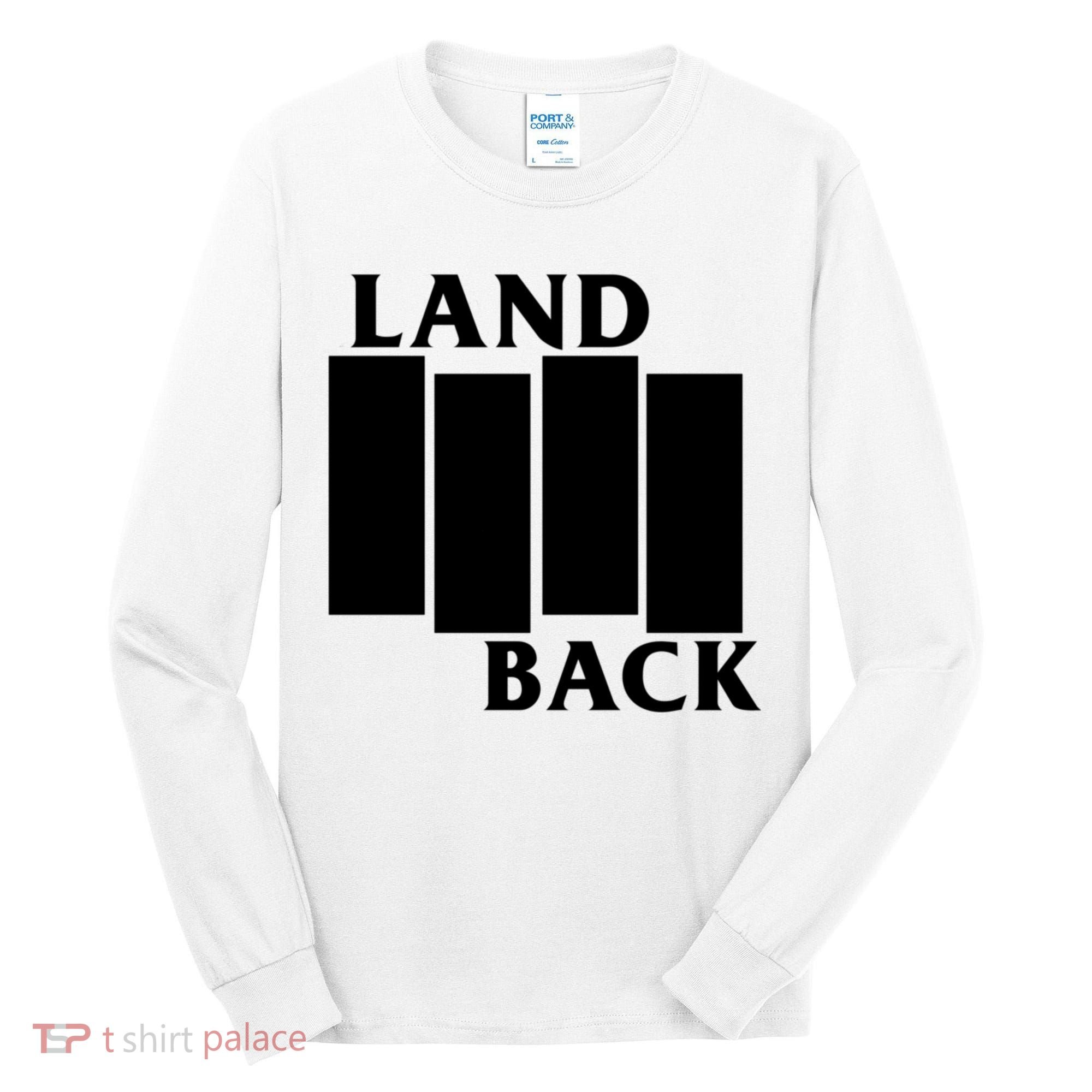 Land Back Movement, Native American LandBack Tall Long Sleeve Shirt