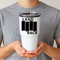 Land Back Movement, Native American LandBack Tumbler thumb 2
