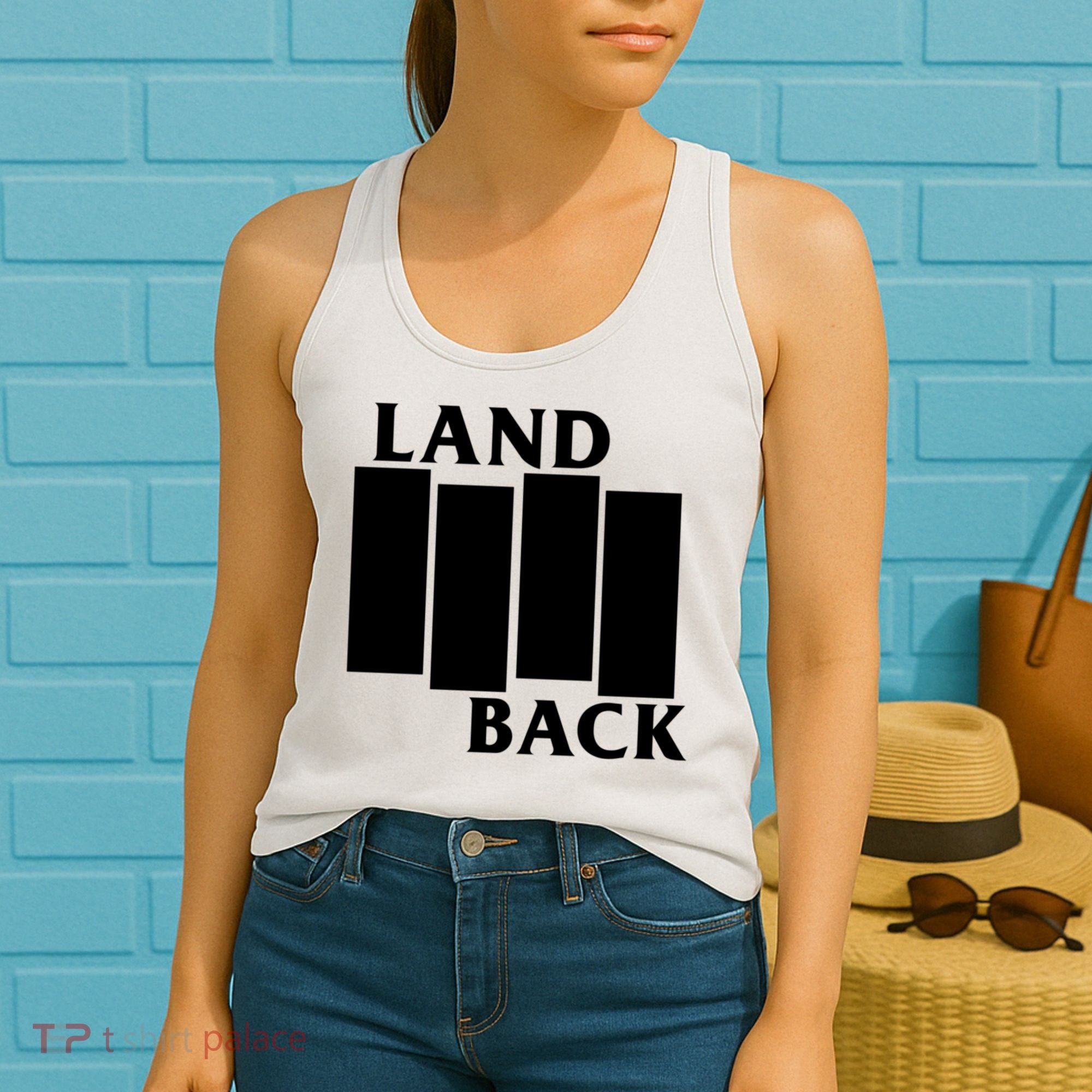 Land Back Movement, Native American LandBack Women's Tank Top