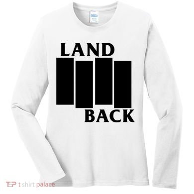 Land Back Movement, Native American LandBack Women's Long Sleeve Shirt