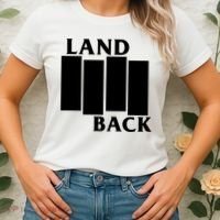Land Back Movement, Native American LandBack Women's T-Shirt thumb 2