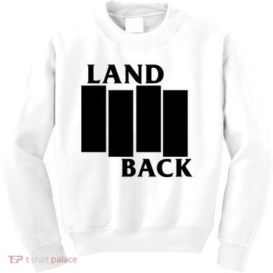 Land Back Movement, Native American LandBack Kids Sweatshirt