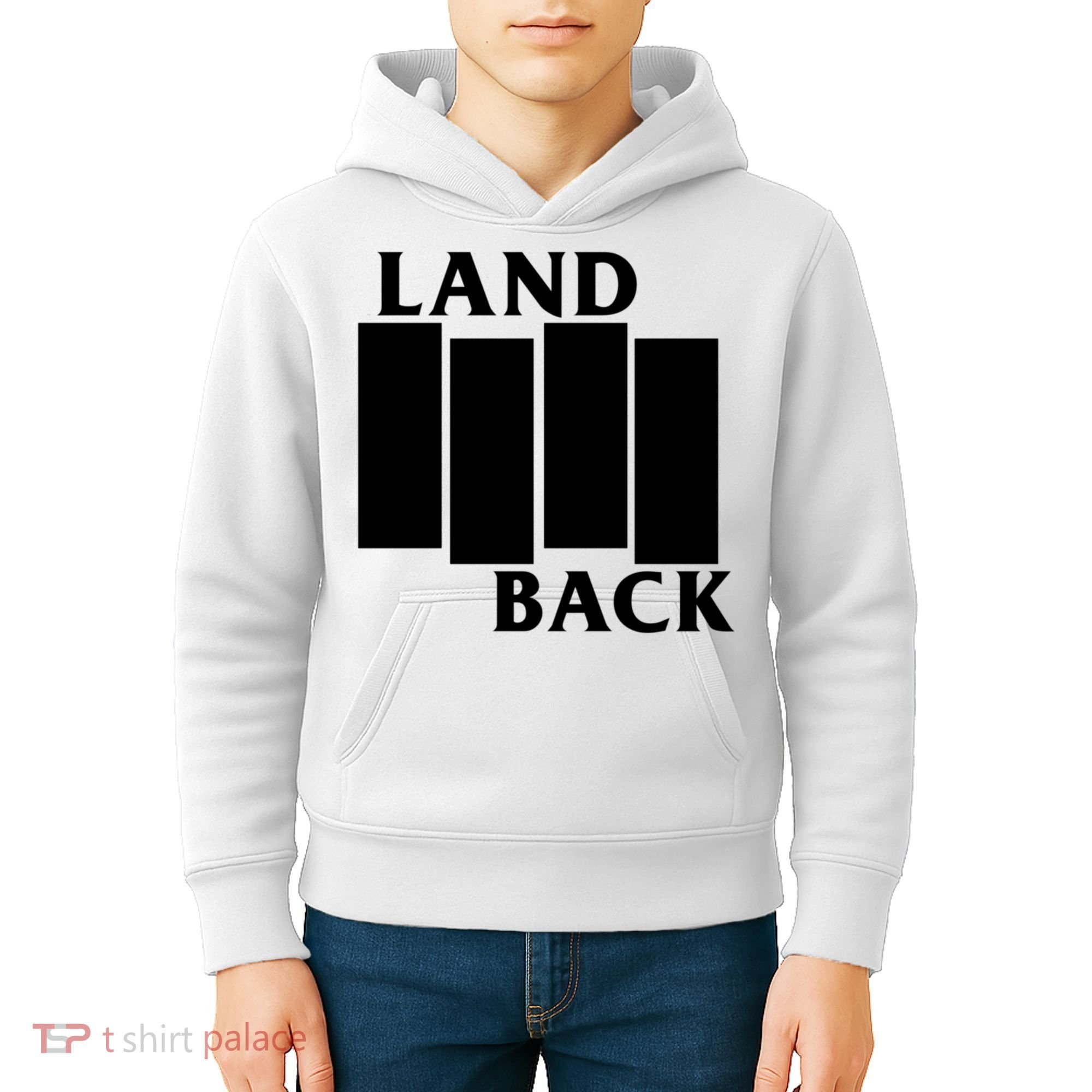 Land Back Movement, Native American LandBack Kids Hoodie