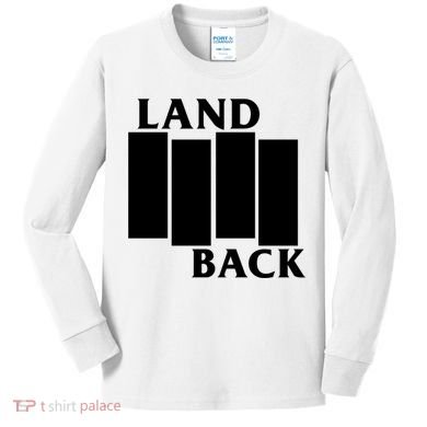 Land Back Movement, Native American LandBack Kids Long Sleeve Shirt