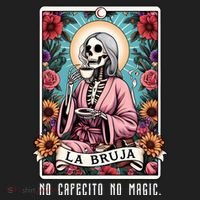 La Bruja No Cafecito No Magic Skeleton Beanie thumb 2
