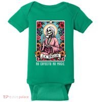 La Bruja No Cafecito No Magic Skeleton Baby Bodysuit thumb 0