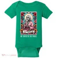 La Bruja No Cafecito No Magic Skeleton Baby Bodysuit thumb 0
