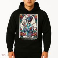 La Bruja No Cafecito No Magic Skeleton Hoodie thumb 2
