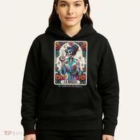 La Bruja No Cafecito No Magic Skeleton Hoodie thumb 5