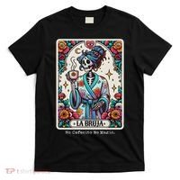 La Bruja No Cafecito No Magic Skeleton T-Shirt thumb 0