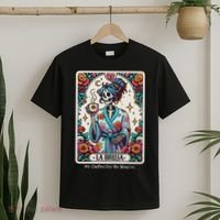 La Bruja No Cafecito No Magic Skeleton T-Shirt thumb 2