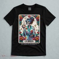 La Bruja No Cafecito No Magic Skeleton T-Shirt thumb 5