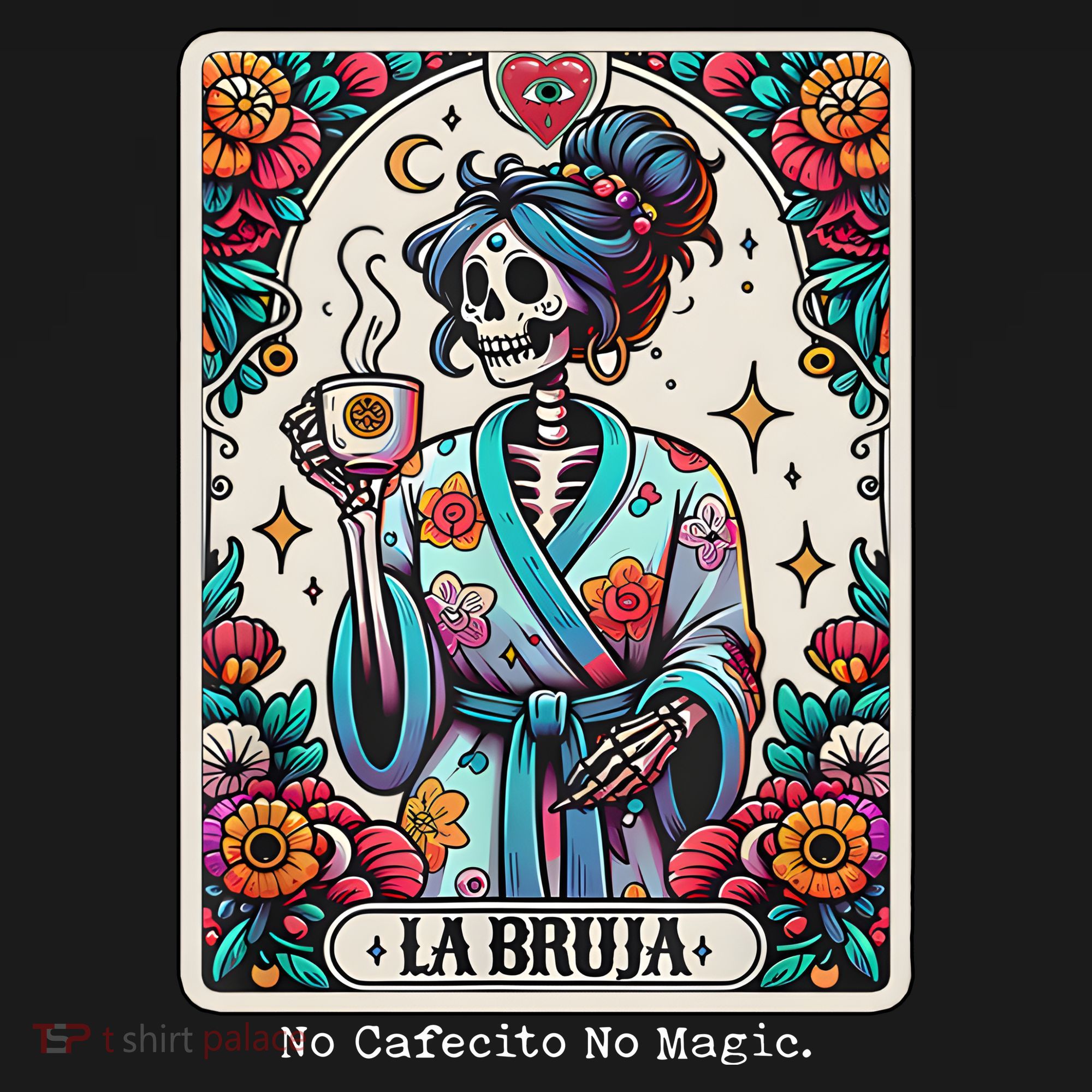 La Bruja No Cafecito No Magic Skeleton Backpack
