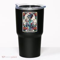 La Bruja No Cafecito No Magic Skeleton Tumbler thumb 0