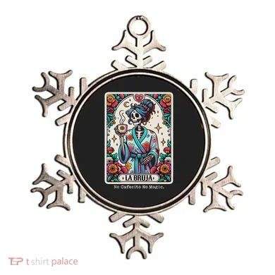 La Bruja No Cafecito No Magic Skeleton Ornament