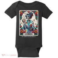La Bruja No Cafecito No Magic Skeleton Baby Bodysuit thumb 0