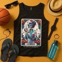 La Bruja No Cafecito No Magic Skeleton Tank Top thumb 4
